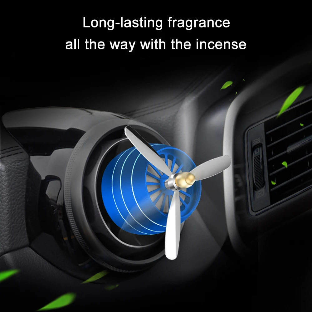 Mini désodorisant de voiture en alliage LED, sortie de ventilation automatique, Clip de parfum, aromathérapie fraîche, lumière d'ambiance
