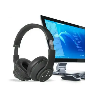 

Wireless Bluetooth Touch Screen Headphones Foldable Stereo 3.5mm AUX Earphones Headset Stereo Heavy Bass Sports Earphones