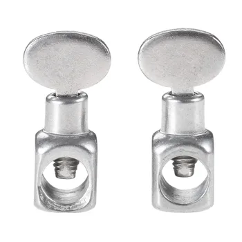 

2pcs Sewing Machine Needle Clamp old fashioned foot Home use old style pedal Holder Metal Butterfly Bee West Lake machine