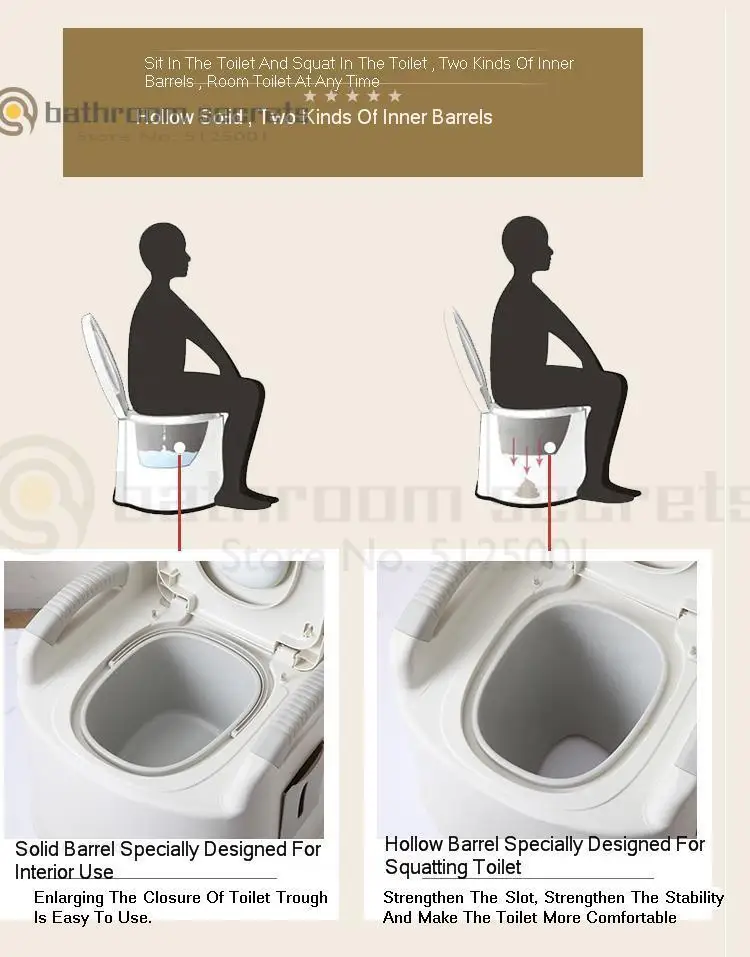 Специальный портативный туалет для пожилых женщин, для беременных женщин, взрослых, для дома, для пожилых, портативный стул, стул, умный туалет