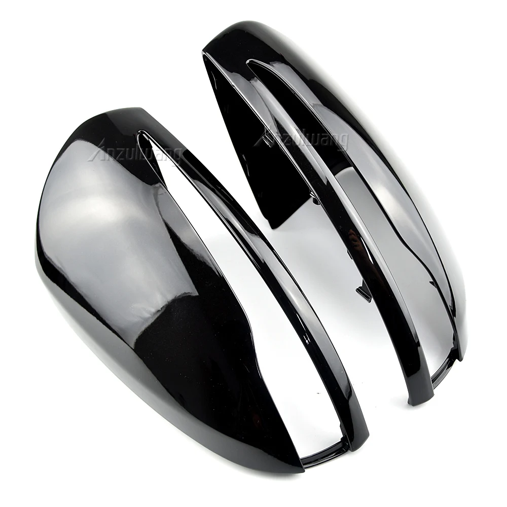 

Black Side Mirror Caps For Mercedes Benz W205 W222 W213 W238 X205 X253 C217 W463 C253 W253 Cover C S GLC E G Class AMG replace