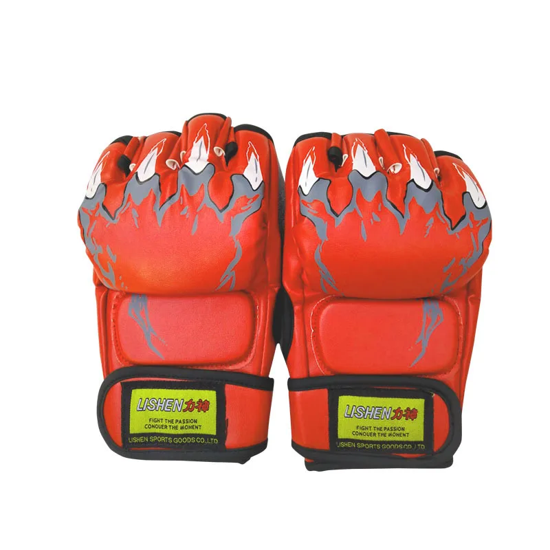 

MMA Gloves Sanda Fighting Tiger Claw Sports PU Gloves Protective Clothing Strengthen Thickening Boxing Gloves