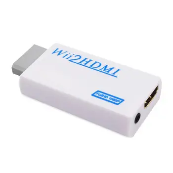 

For Wii to HDMI Converter Full HD 1080P for Wii2 HDMI Converter 3.5mm Audio For PC HDTV Monitor Display