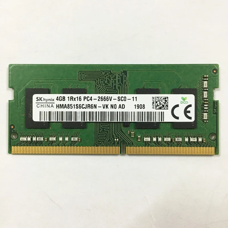 SK hynix-memoria DDR4 para portátil, 4GB, 2666MHz, 4GB, 1Rx16, PC4-2666V-SC0-11, DDR4