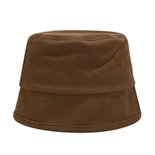 Модная мужская и женская хлопковая Панама, женская панама, зимняя однотонная Японская уличная одежда, складная Солнцезащитная винтажная плоская шляпа L1209