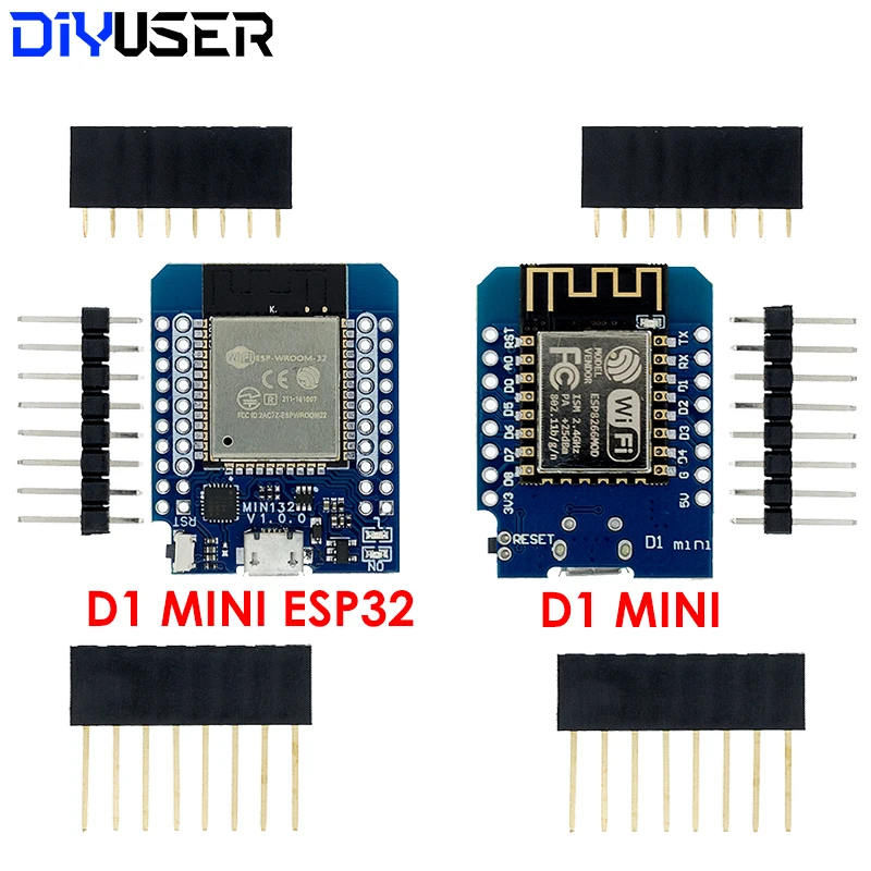 Полнофункциональная плата для разработки Интернета вещей D1 Mini ESP32 ESP-32 WiFi + Bluetooth