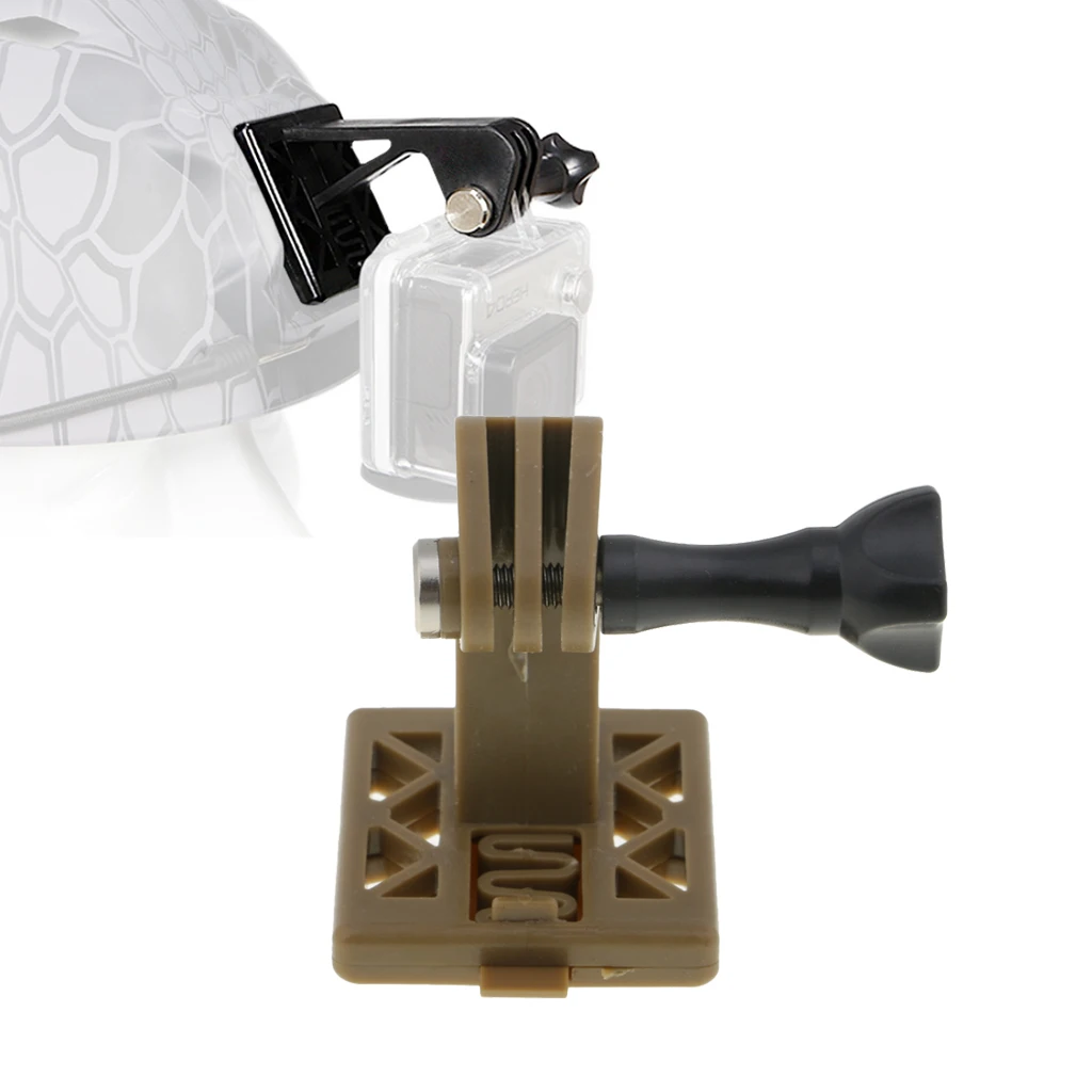 Universal NVG  Mount Adapter Bracket For Gopro Mounted Camera Brown
