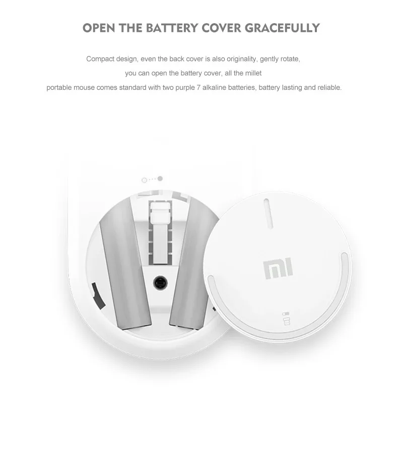 Xiaomi Mini Портативный WiFi 2,4G и Bluetooth двойной беспроводной Mous алюминиевый сплав ABS 1200 dpi Лазерная Поддержка Windows 8 10 PC