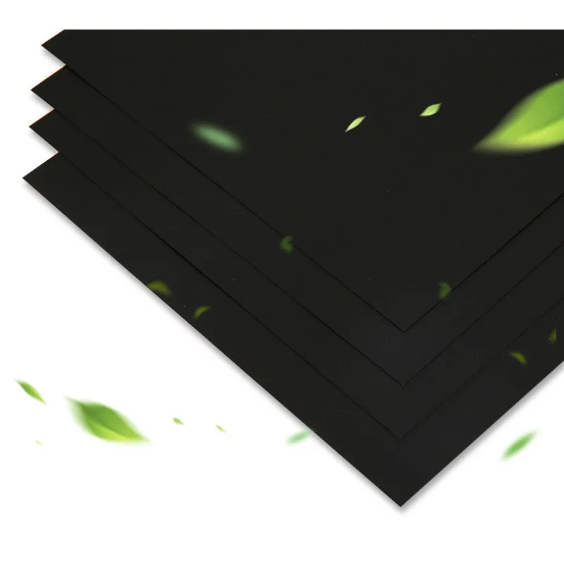 50(100)pcs/lot A4 Black Kraft Paper DIY Card Making 70g 80g 110g 150g 180g 220g Craft Paper Thick Paperboard Cardboard printing paper,kraft paper