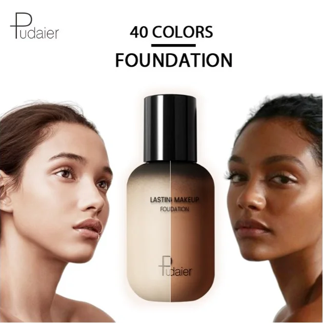 Pudaier Face Foundation Cream Concealer Professional Makeup Matte Foundation Base Face Concealer Cosmetic Official Product