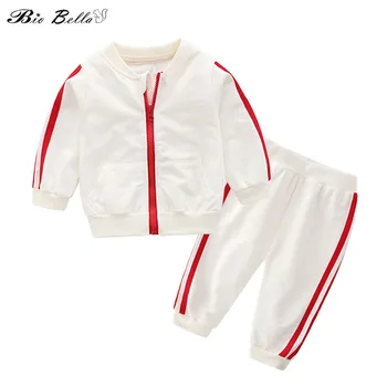 

Kids Baby Clothes Set Sport Kids Long Sleeve Coat+Pants 2Pcs Boy Girl Clothing High Quality Infant Children 1-5 Y Outfits Suit