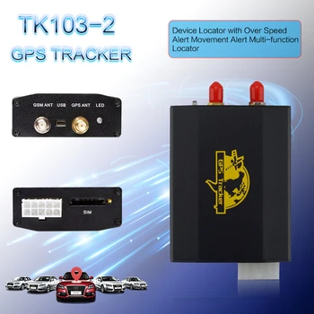 

Vehicle GPS Locator Car GPS Tracker Real-time Positioning Device TK103-2 Suppot SIM Card A-B Transformation Monitoring Mode