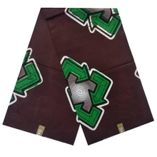 Оригинальная Настоящая Африканская ткань Базен Воск Принт ткань Анкара ткань хлопок Дамасская африканская Базен ткань для платья 6 ярдов