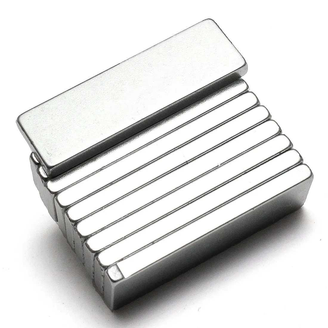 

10Pcs N52 Super Strong NeFeB Neodymium Block Fridge Magnets 25mm x 8mm x 2mm