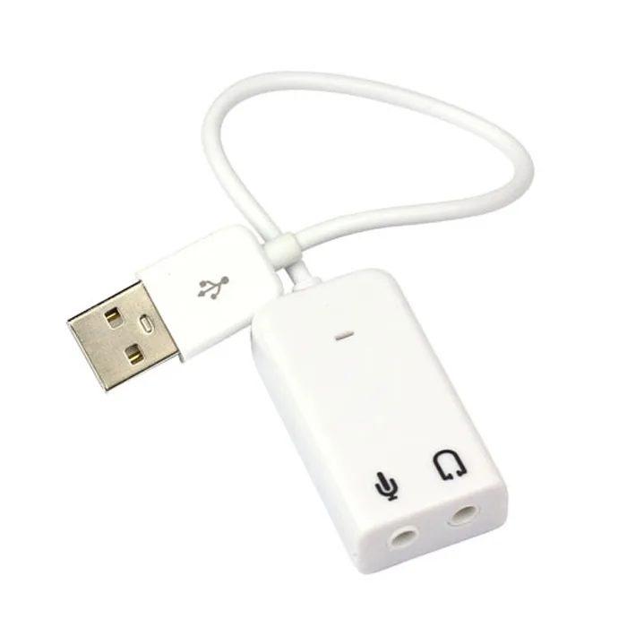 

Звуковой адаптер USB, 7,1 каналов для ноутбуков, ПК, USB 2,0, Виртуальный 7,1 каналов, адаптер звуковой карты, Прямая поставка 25