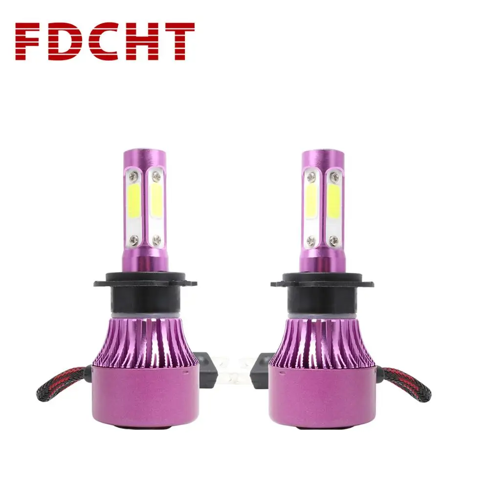 

FDCHT h1 h11 led h4 h7 led car light 6500k psx24w h15 h27 d1s d2s d4s 24v hb3 hb4 h8 h3 turbo super auto headlight bulb Fog lamp