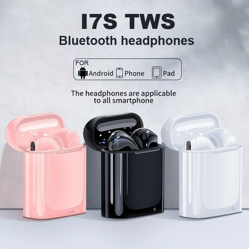 Новый I7s мини Портативный Bluetooth наушники Беспроводной с зарядным устройством