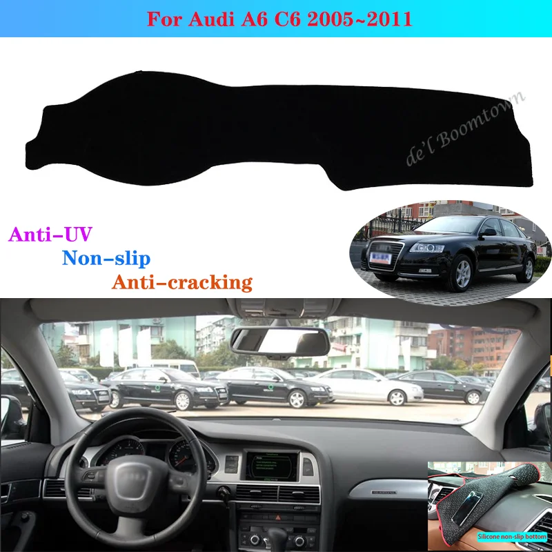 Чехол для приборной панели автомобиля коврик Audi A6 C6 2005 ~ 2011 4F автомобильный