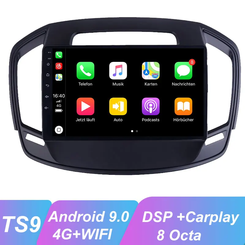 

OKNAVI Android 9.0 Car Multimedia Player For Buick Regal For Opel Insignia 2014 2015 2016 Radio GPS Navigation 4G WIFI Radio