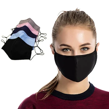 

Anti Dust Mask Carbon Cotton Masks Filtering Dustproof Washable Cotton Face Mouth Mask for Outdoor Cycling Ski Earloop Mask