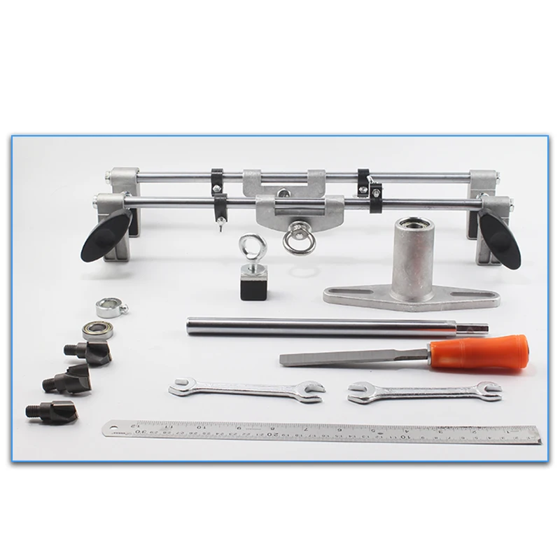 Wooden Door Hole Opener Slotting Machine Multi-function Woodworking Wood Door Lock Mortise Template Fixture Tool Kit