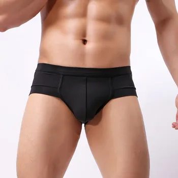 

2019 New Men Underwear Underpants Knickers Sexy Mens Boxer Briefs Shorts Underwear Pant Breathable Cotton F40