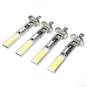 

DRL Car Headlight Driving Lamp Bulb 60W 6000LM 4pcs 8*1.3cm 360 Degrees