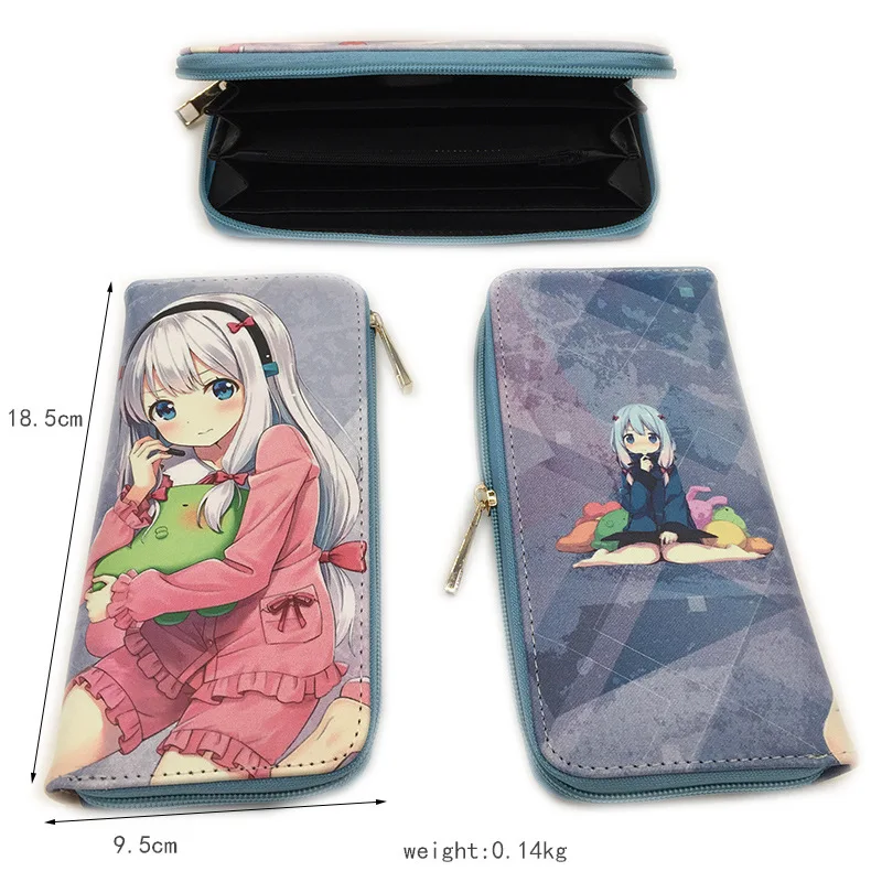 Аниме Eromanga-Sensei Izumi Sagiri забавный кошелек для косплея яркий кредитный реквизит
