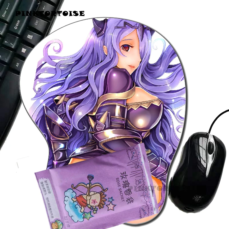 pinktortoise-mousepad-camilla-anime-fire-emblem-environmental-silicon-anime-3d-mousepad-chest-mouse-pad-ergonomic-mousepad-mat