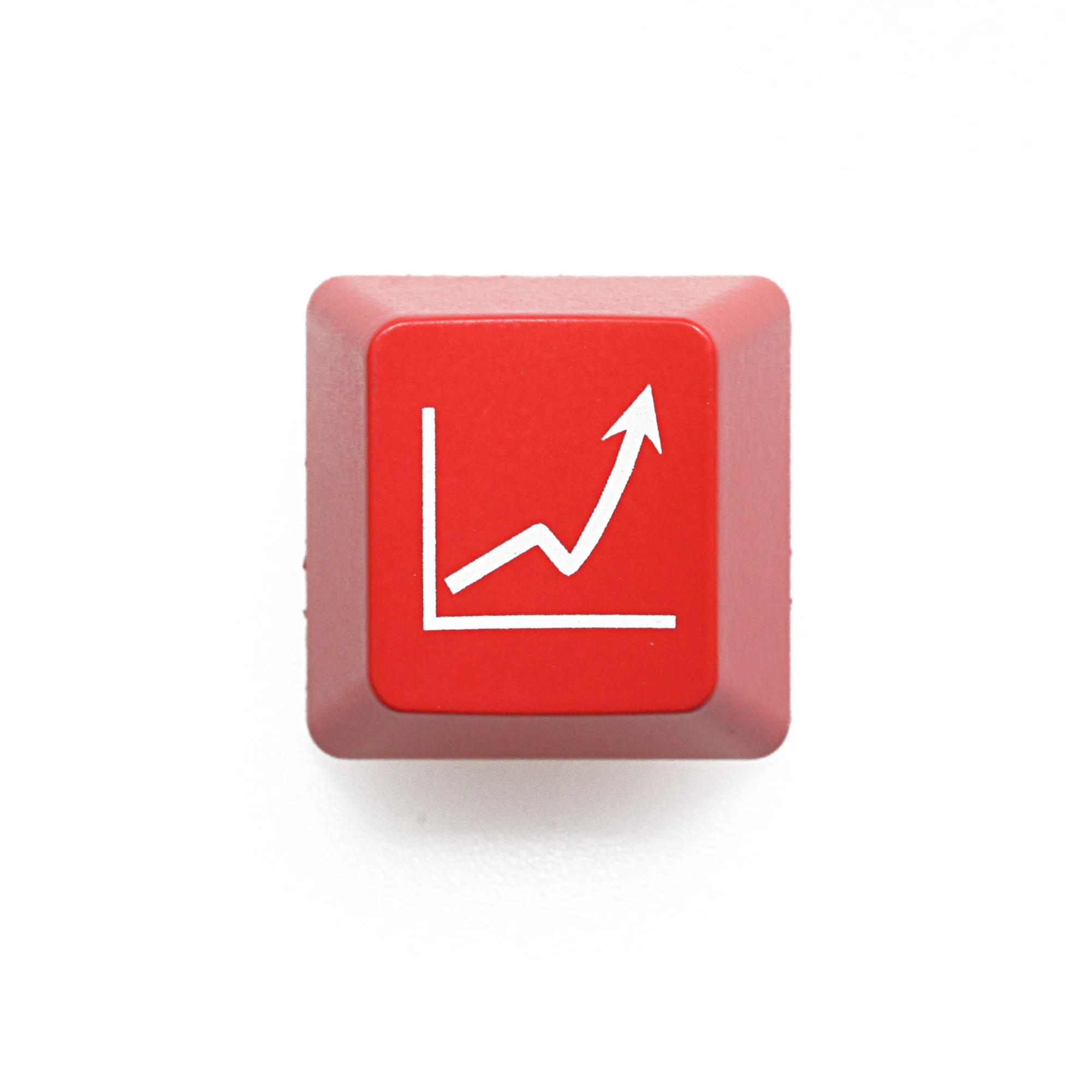 Novelty Shine Through Keycap ABS Etched Shine-Through US Stock NASDAQ DJI ChiNext rise black red esc backspace for keyboard