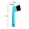 1pc Anti-Slip Soft Grip Hoof Pick Rubber With Brush Plastic Horse Hoof Care Grooming Horseshoe Brush Professional Cleaning Tools 6