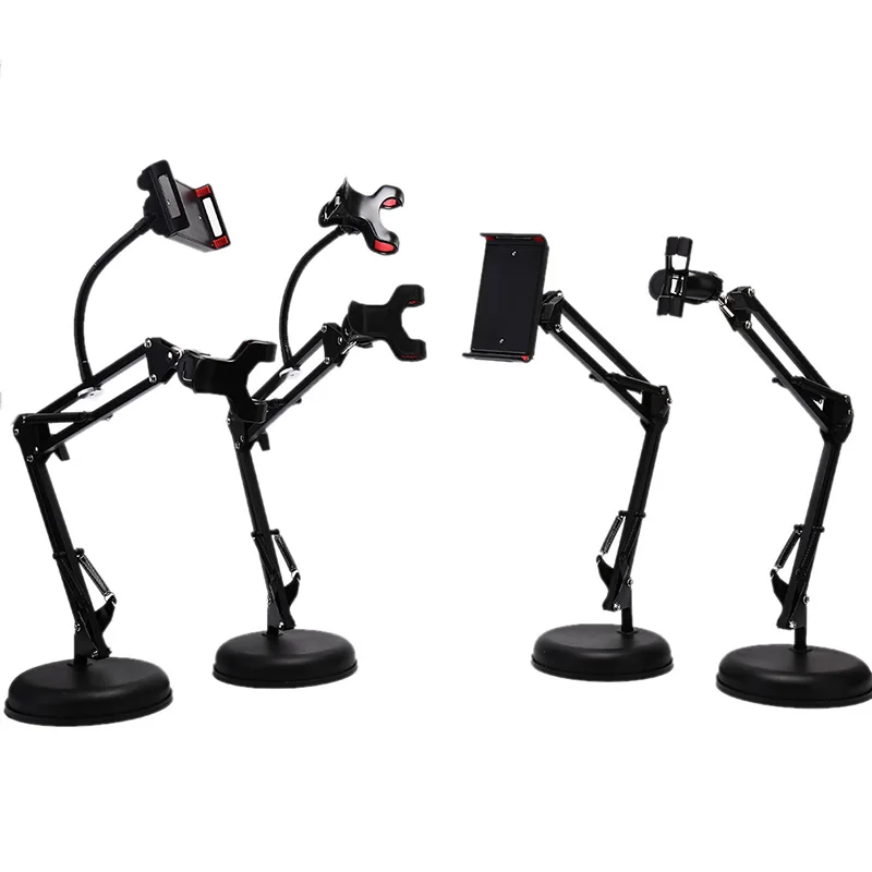 Foldable Phone Holder Desktop Stands Brackets Mobile Phone Holder Tripods Stand for Recording Live Video Bloggers