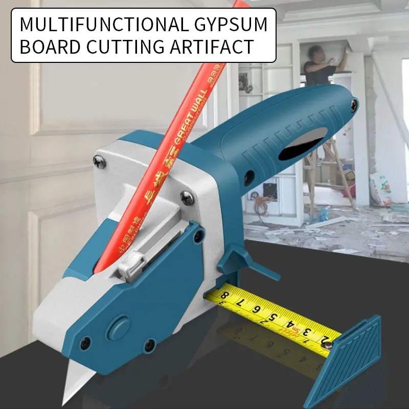

Hand Tool with Measuring Tape Gypsum Board Cutting tool Drywall Cutting Artifact Tool with Scale tool Woodworking Drywall Cutter