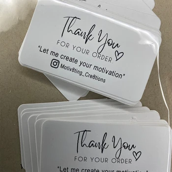 

Custom Mini Business Cards | Handmade with Love | Rounded Corners | Printed Business Cards | Kraft 2.25" x 1.25"