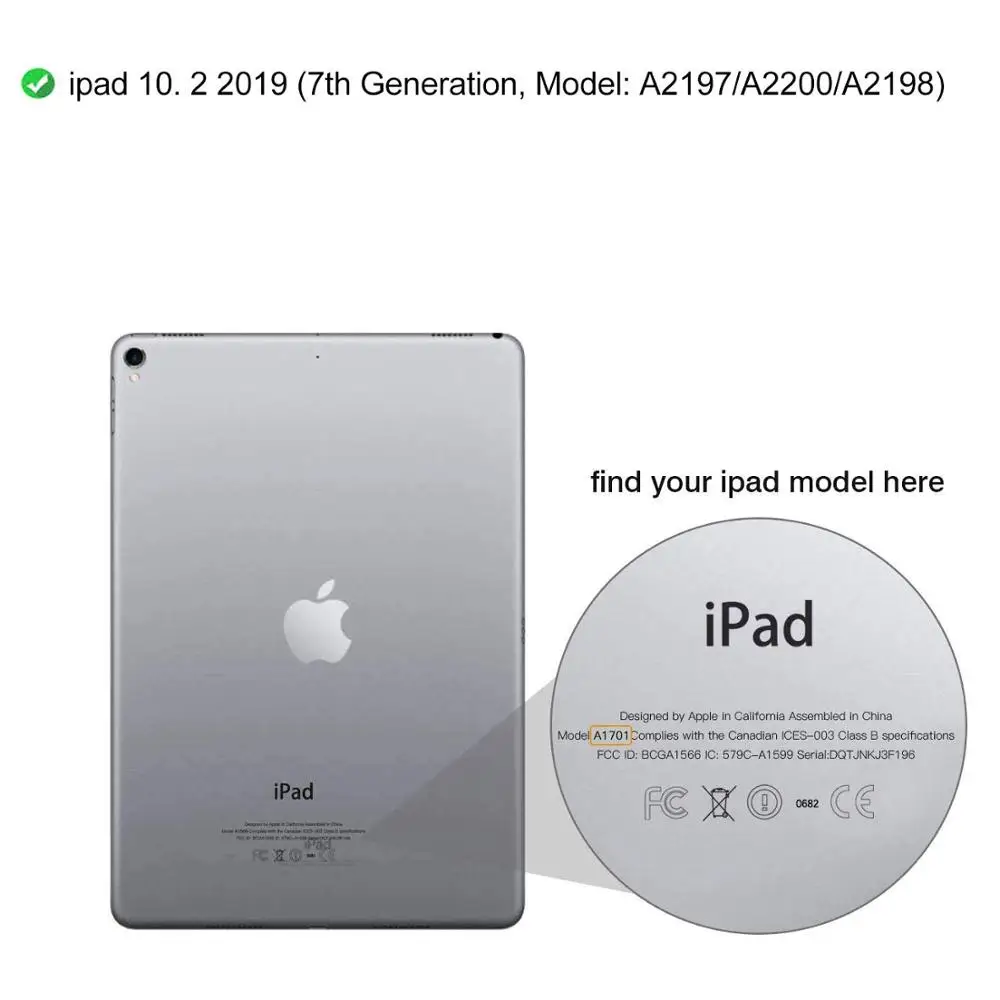 Для iPad 10,2 чехол с карандашом держатель Радуга Единорог Авто сон/Пробуждение из искусственной кожи чехол для iPad 10,2 7-го поколения