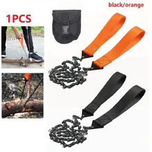 

11 Tooth Handheld Chains Saw With Storge Bag Portable Survival Hand Chain Saw Handheld Chains Saw Wood Cutting Tool
