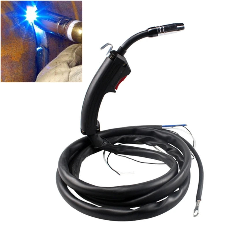 

MIG Welding Gun Torch Applicable to Gas Shielded Welding Used for Light Maintenance or Repair Abrasion-resistant
