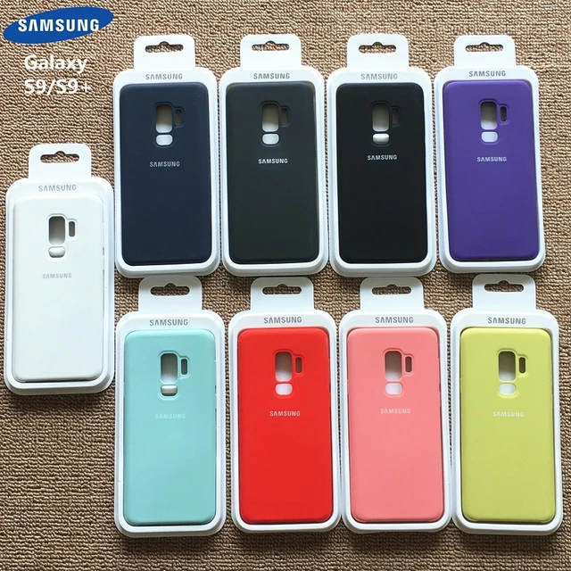 For Samsung Galaxy S9 S9+ S9Plus Silky Soft-touch Liquid Silicone Shell Cover Case for Galaxy S9 With Retail Box _ - AliExpress Mobile