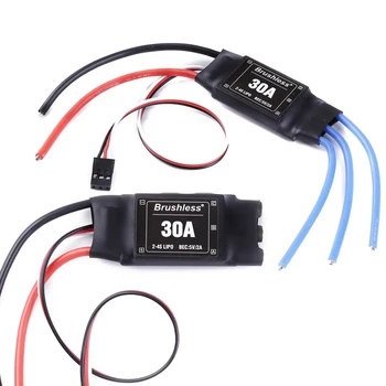 

Rc Brushless 30A ESC 2-4S Electric Speed Controller with 5V 2A BEC For Rc Multicopter helicopter
