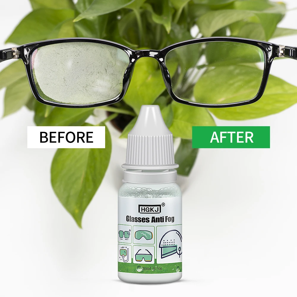 

HGKJ Glasses Anti Fog Anti Fog Agent for Swim Goggles Glass Lens Diving Mask Cleaner Solution Antifogging Spray Mist 20ml