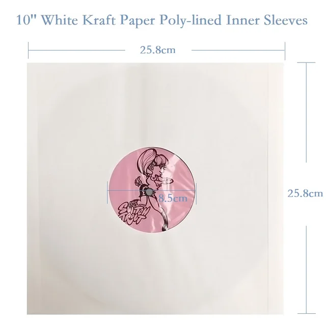 12 Vinyl Record Sleeves - Heavyweight White Paper Inner Sleeves - Archival  Quality, Acid-Free! Set of 100#12IW