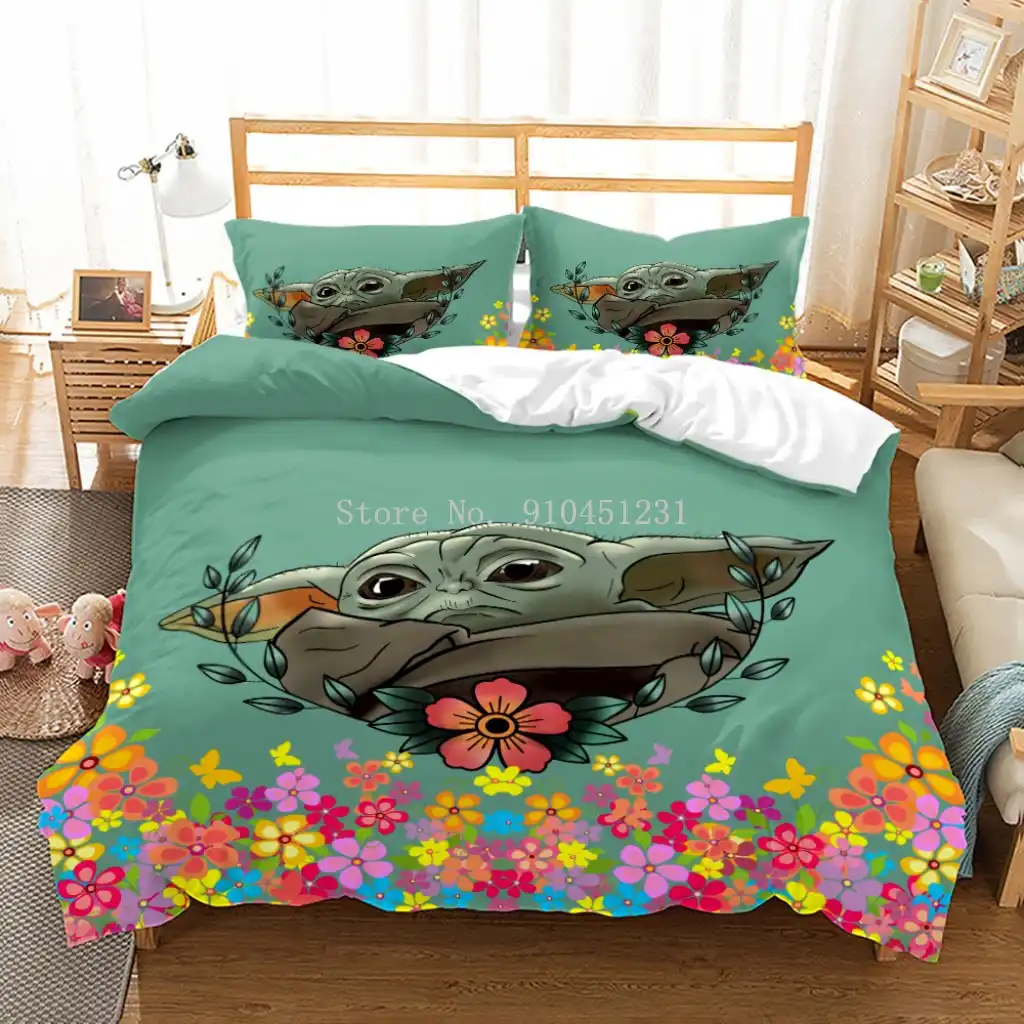 The Mandalorian Baby Yoda Bedding Set For Boys Child Kid Gift Single Full King Bedclothes Disney Cartoon Duvet Cover Pillowcase Bedding Sets Aliexpress The Mandalorian Baby Yoda Bedding Set For Boys Child Kid Gift Single Full King Bedclothes Disney Cartoon Duvet Cover Pillowcase Bedding Sets Aliexpress