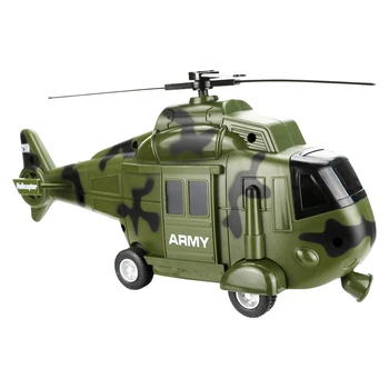 

WENYI Friction Airplane Toy Children Simulation Helicopter Children Drop-Resistant Helicopter Model