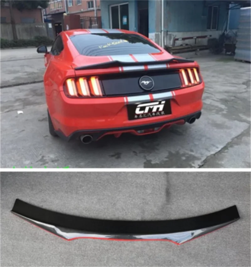 

High Quality Real Carbon Fiber Spoiler For Ford Mustang 2015 2016 2017 2018