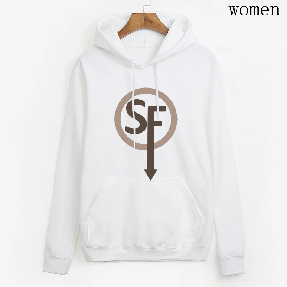 

Woman Simple Printing Sally Face 2020 Fashion Antumn Hooded Cotton+Polyester Long Sleeve Clothing Harajuku Leisure Pullovers