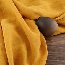 Высококачественная льняная ткань графит Золотой tissu бренд платья, пальто, платья, брюки материал