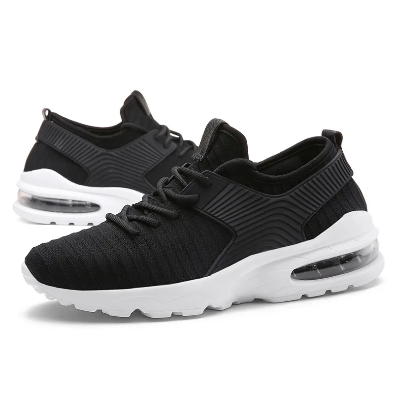 

2018 Summer Style Korean-style Versatile Students Fly Woven Athletic Shoes Creative Men's Air Cushion Casual Running Shoes A07