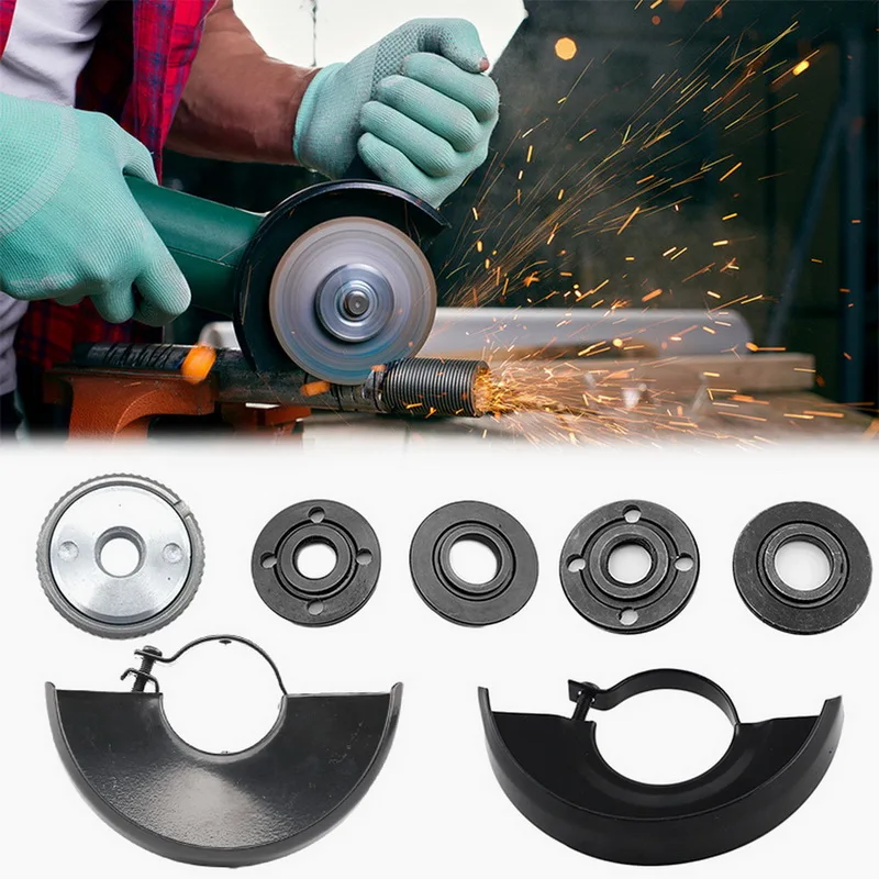 

M14 Thread 115mm / 125mm Angle Grinder Outer Inner Flange Nut Set Tools Power Replacement