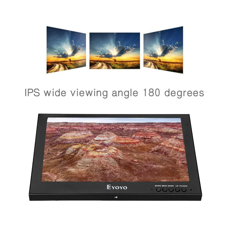 EYOYO 1" TFT lcd ips HD 1280x800 HDMI/BNC/VGA Видео Аудио HDMI монитор безопасности CCTV Raspberry Pi