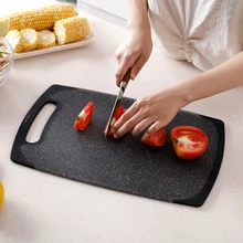 Plastic Kitchen Chopping Board Anti-bacterial Cutting Board Chopping Block Imitation Marble Fruit Vegetable Meat Tools square chopping board